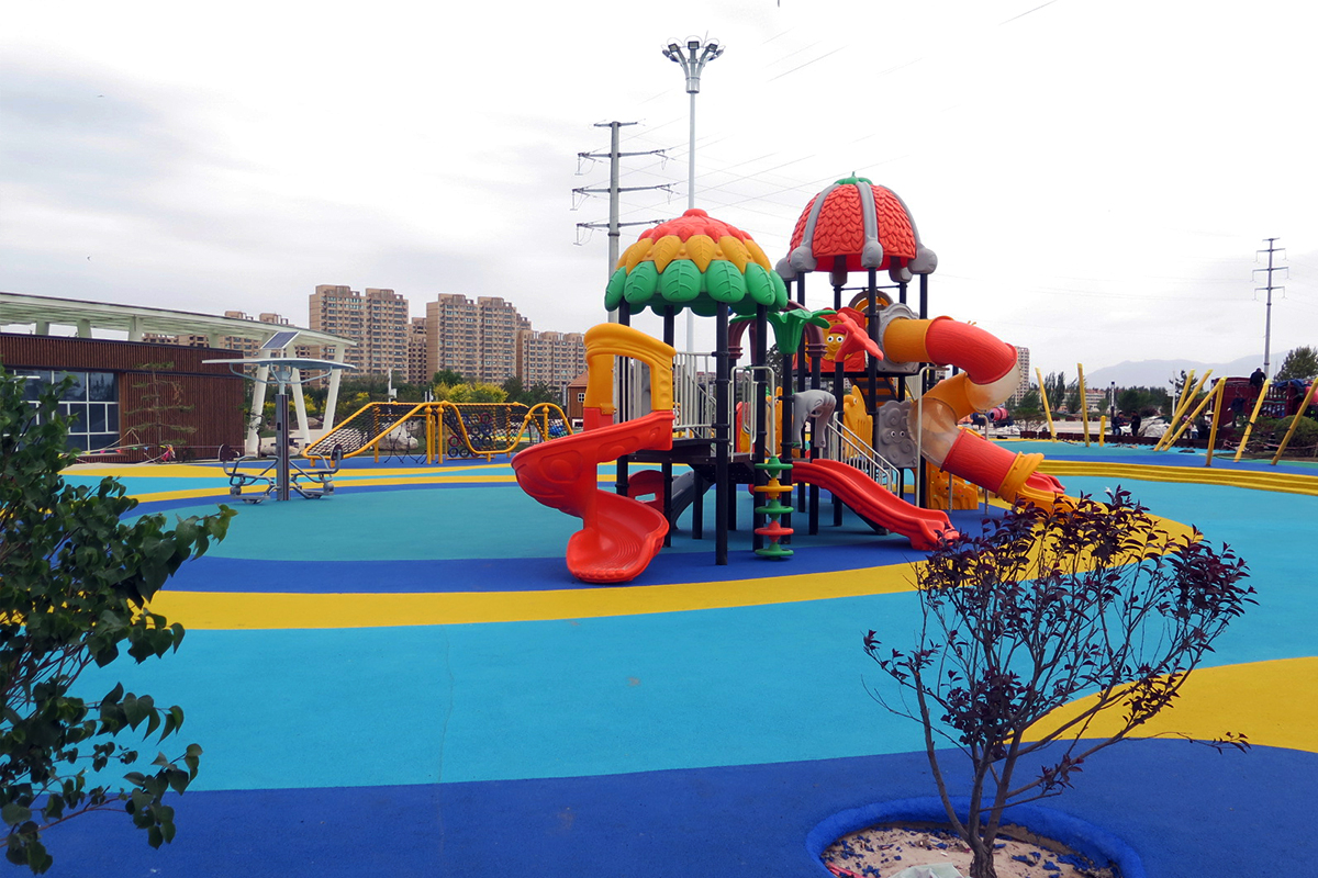 张掖中央公园游乐场-11 inclusive nature playground